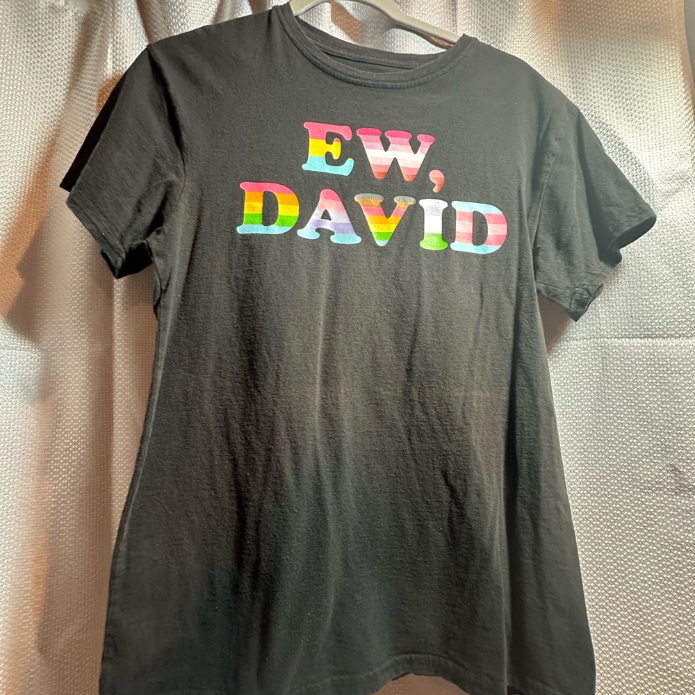 Schitt’s Creek “EW, DAVID” Graphic Tee | Funny Pop Culture Shirt